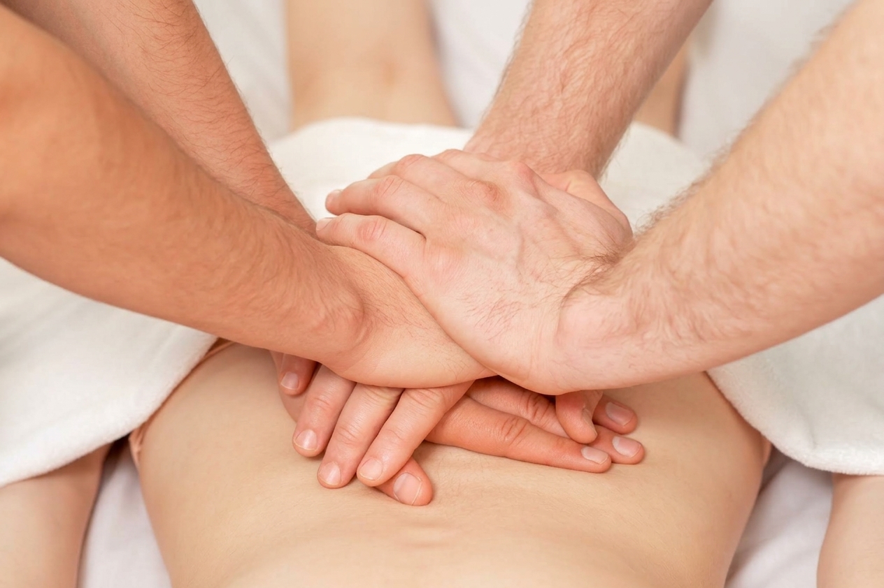 4 hands massage